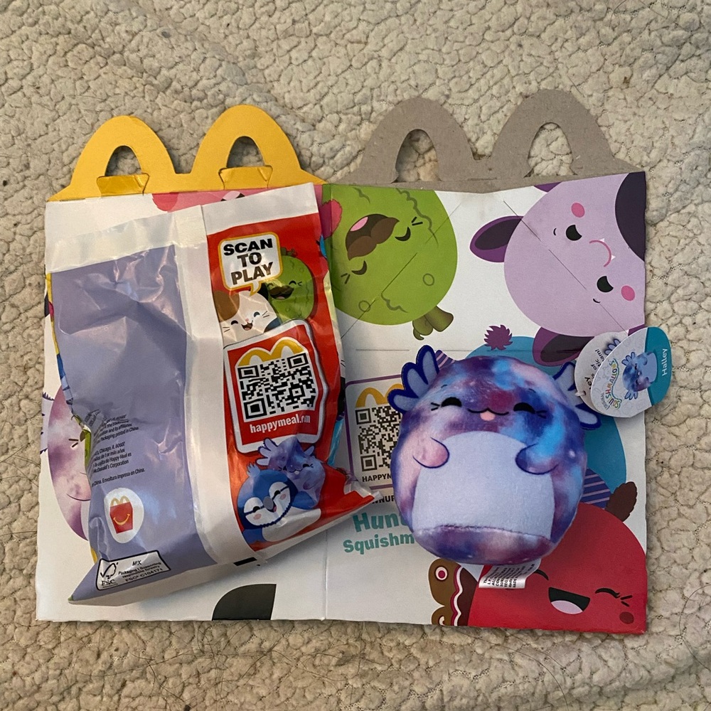 ‼️5/$25‼️ squishmallow McDonalds “HALLEY” WITH BOX